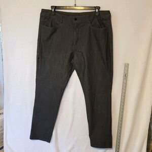 BYLT Men's Sz 40 Tech Denim Everyday Pant 2.0 Charcoal 40x30